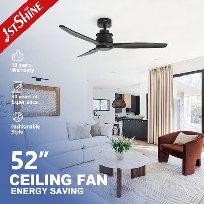 Good price Energy Saving And Low Noise DC Motor Solid Wood Ceiling Fan 52