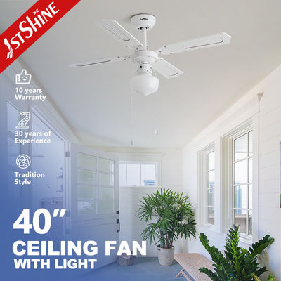 Good price Decorative Ceiling Fan With Pull Chain and 35W DC Motor Traditional 4 MDF Blades online