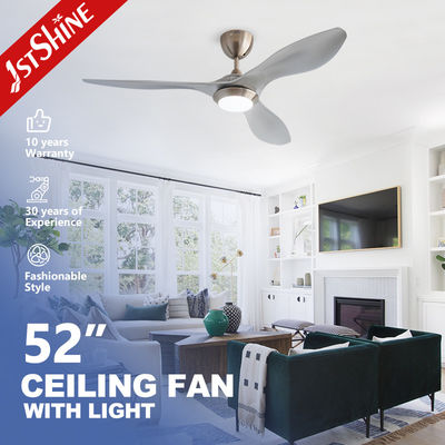 Good price Modern Sleek Silver Blade Design Ceiling Fan with 6-Speed Remote Control and Dimmable LED Light online