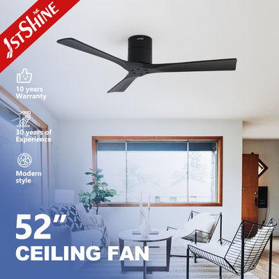 Good price DC Motor 3-Blade Wooden Ceiling Fan with Remote Control in Modern Black Finish online