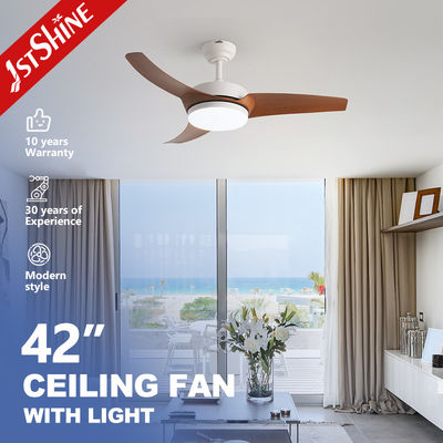 Good price Modern 42-Inch Ceiling Fan with 3-Color LED Light and Wood-Grain Blades online