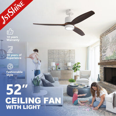 Good price 52 Inches Solid Wood Ceiling Fan with LED Light and Remote Control for Quiet High Speed Performance online