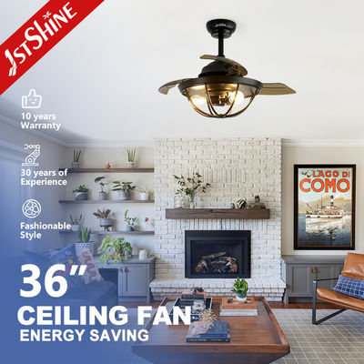 Good price OEM 36 inch Retractable Ceiling Fan Light CCC CE ROHS SAA CB ETL Approved online