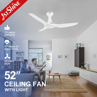 Quality Modern Flush-Mount Ceiling Fan with Smart APP Control and DC Motor for Indoor Use factory