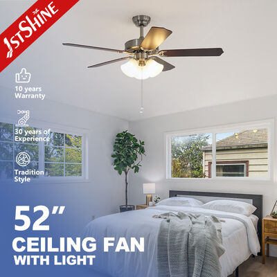 Quality 52-Inch European Style Ceiling Fan with MDF Blades and AC Motor for Classic Interiors factory
