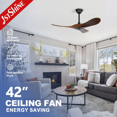 Good price 42 Inch Low Noise DC Motor Solid Wood Ceiling Fan with Remote Control online