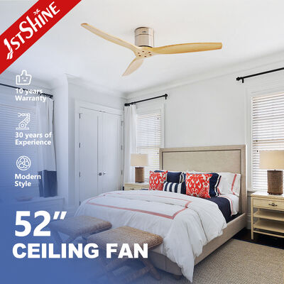 Good price 52 Inch Solid Wood Ceiling Fan with DC Motor and Remote Control for Home, Hotel, and Office online