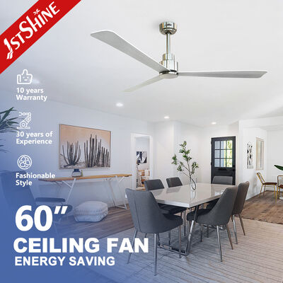 Quality Vintage 220V DC Wood Blade Ceiling Fan with Energy Saving and Lower Noise for Home and Office factory