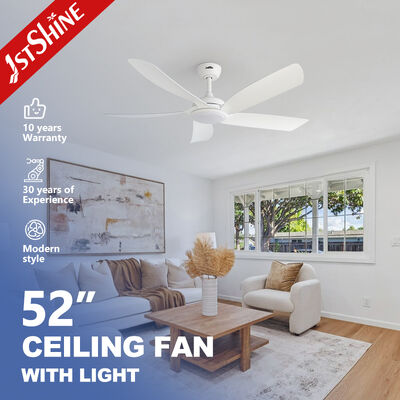 Quality 52 Inch Modern Ceiling Fan with Light Featuring Silent DC Motor and 5 ABS Blades for Ultra-Slim Design factory