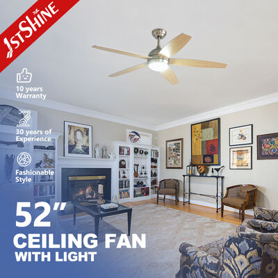Quality 52-inch Modern Ceiling Fan with Silent DC Motor and Reversible Airflow - LED Light and Remote Control factory