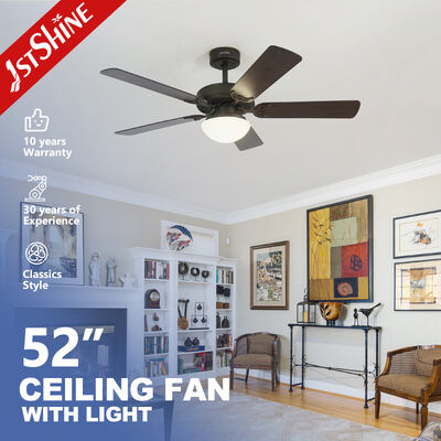 Good price 52 Inch Modern Ceiling Fan with Light Featuring DC Motor and 6 Speed Remote Control online