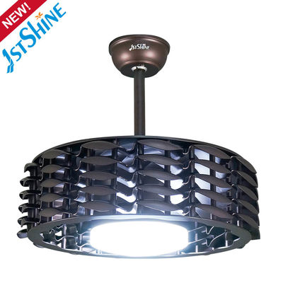 22 Inch Bladeless LED Ceiling Fan Chandelier 110V Three Color