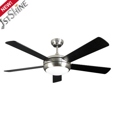 Remote Control ROHS Modern Flush Mount Ceiling Fan With Light