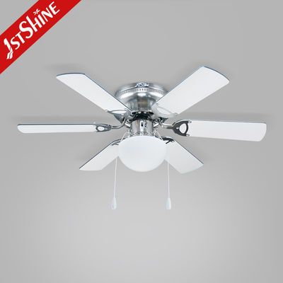 32 Inch 6 MDF Blade Classic Ceiling Fans Remote Control Energy Efficient