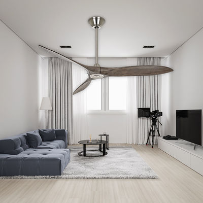 OEM 60" 220 Volt Solid Wood Ceiling Fan With Less Power Consumption