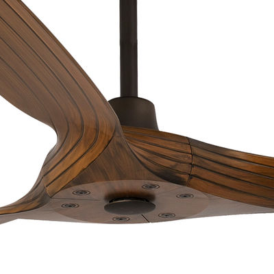 220V Three Wood Blades Decorative Ceiling Fan noiseless For Home Hotel
