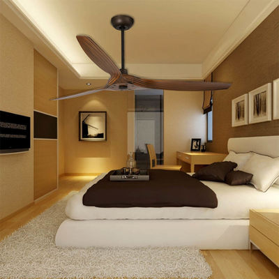 220V Three Wood Blades Decorative Ceiling Fan noiseless For Home Hotel