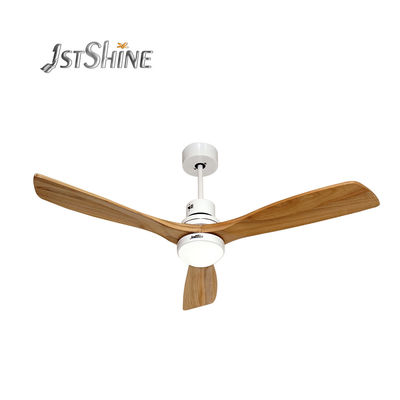 12 Watt LED Decorative Fans Ceiling With Wooden Blades CCC Approved