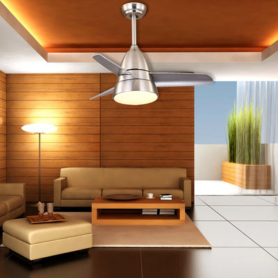 Small Size 36 Inch Metal Blade Ceiling Fan Electric 3 CLR Brightness