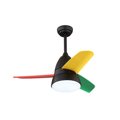 5 Speed Kids Mini Electric Led Light Ceiling Fan Remote Control 110V 220V