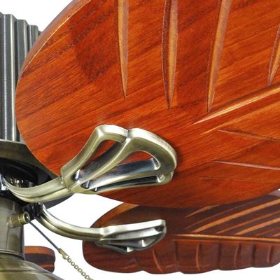 52 Inch Wood Blade Classic Ceiling Fans Pull Chain Control Mulit Color