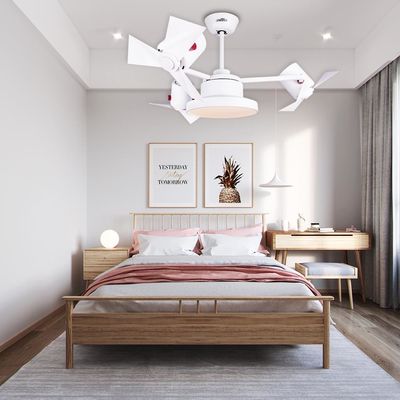 44 Inch AC Motor Modern Dimmable LED Ceiling Fan ABS Plastic Blades