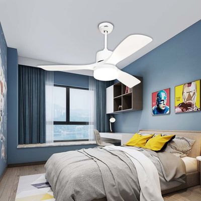Decorative DC220V Solid Wood Ceiling Fan High Speed Energy Saving
