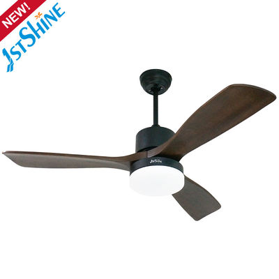 Dimmable LED Solid Wood Ceiling Fan With Light 3 Speed Choice