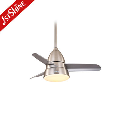 Bedroom Brushless Dimmable LED Ceiling Fan With Remote RoHS Certification