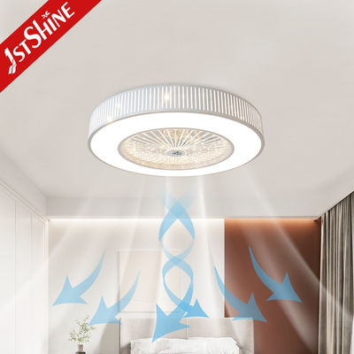Remote Control 20 Inch Bladeless Ceiling Fan With LED Light