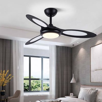 44 Inch 3 ABS Blades Dimmable LED Ceiling Fan 230V For Bedroom