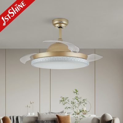 Modern 42 Inch 220V 50Hz Bladeless LED Ceiling Fan For Bedroom