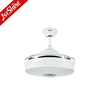 Smart 5 Speeds Retractable Ceiling Fan Light With Time Settings