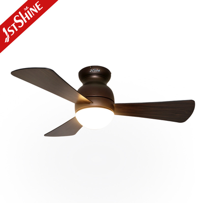 RoHS 42inch Color Changing Modern Fan Ceiling Lights With 3 MDF Blades