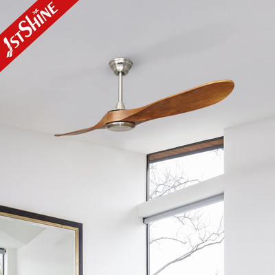 Remote Control 2 Solid Wood Blade Ceiling Fan With DC Motor