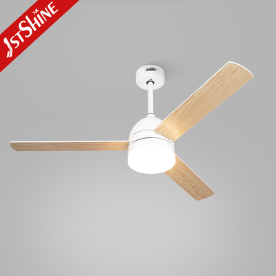 50W Indoor Remote Control Modern LED Ceiling Fan With 3 MDF Blades
