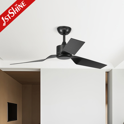 Home Black ABS Blades 5 Speed Low Noise Ceiling Fan With Remote
