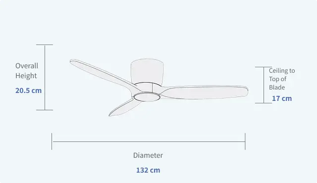 Upscale Ceiling Fans for Dining Room & Foyer Centerpiece Specification 52-768